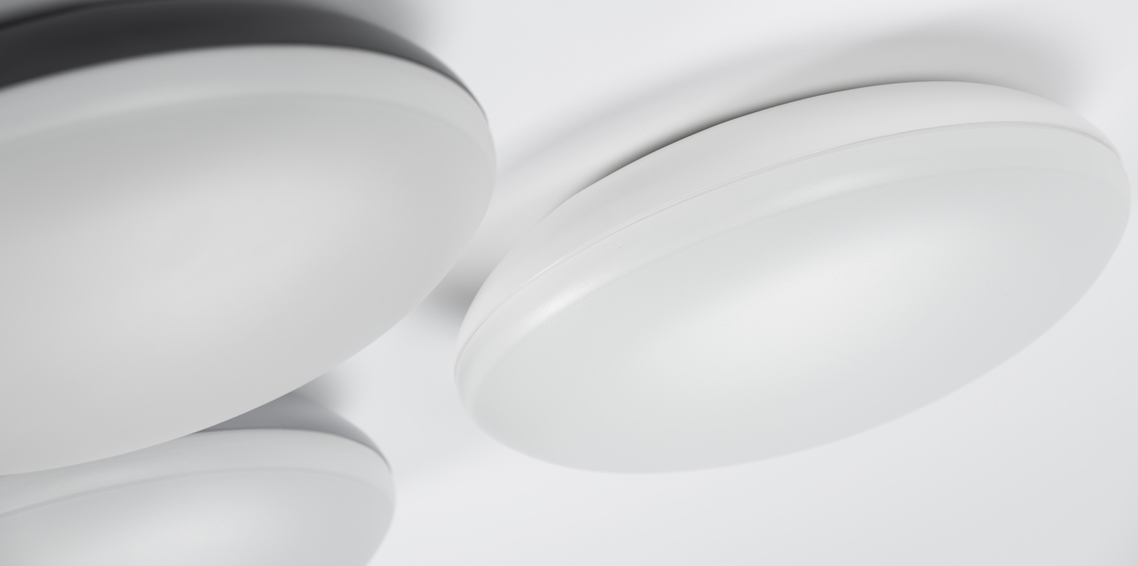 Pebl Wall Light in Black, White & Urban Graphite