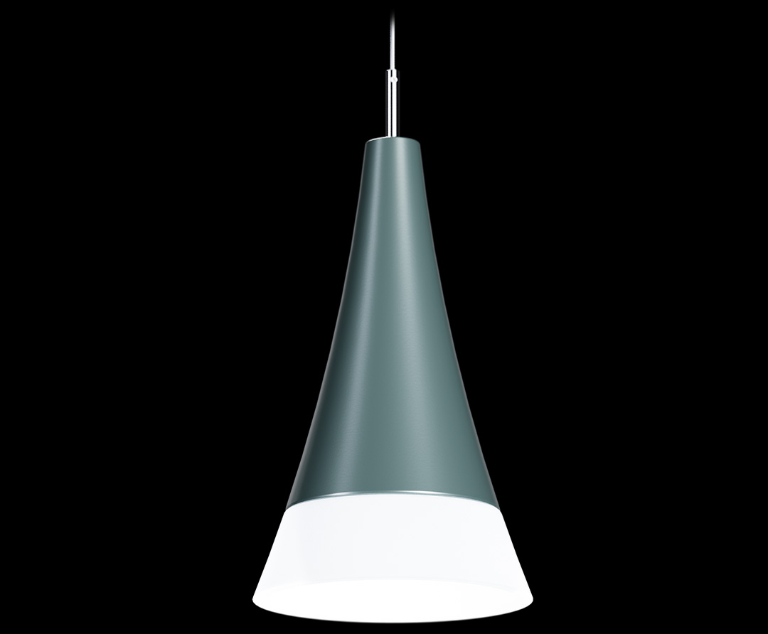 Allure Pendant with Anodic Malachite finish