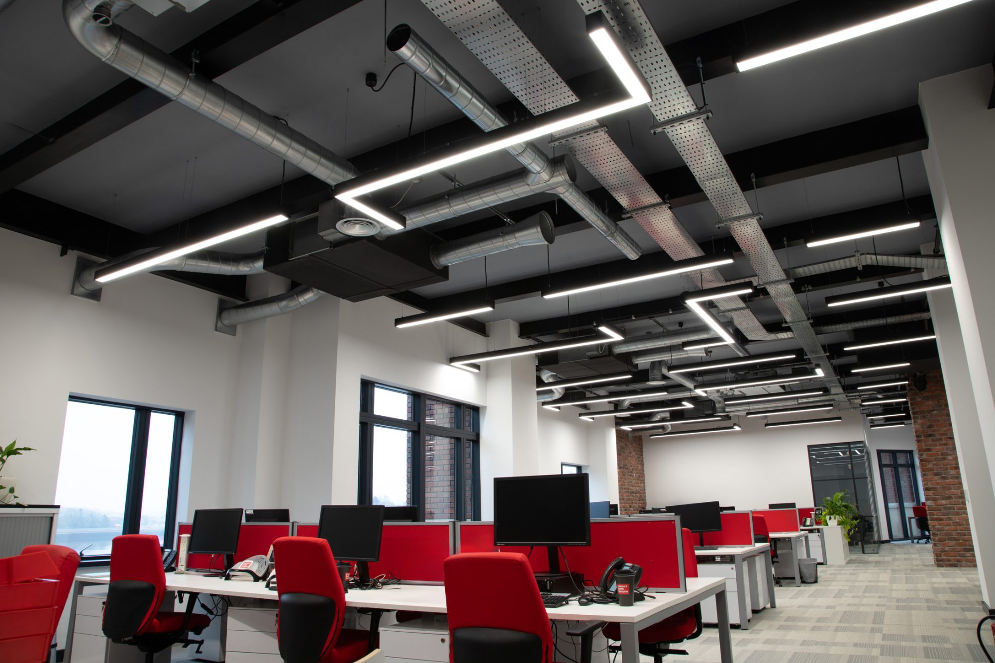 Lambert Smith Hampton offices with Infinitas Micro Direct and Infinitas Micro Corner Direct Luminaires.