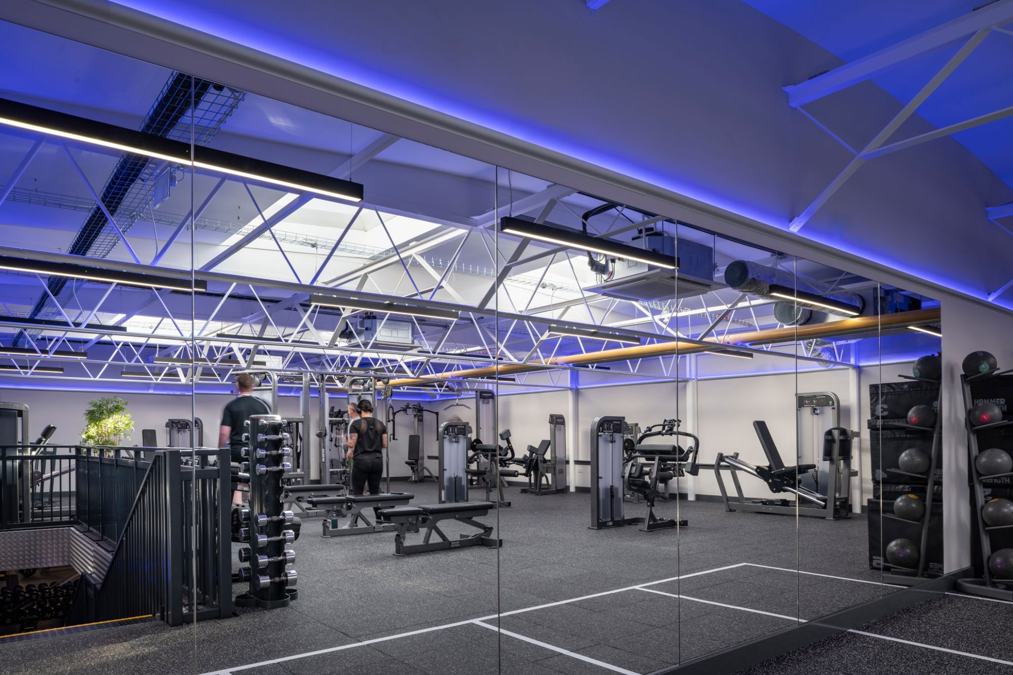 Infinitas Nano lighting solutions by Hacel Lighting inside Writhlington Leisure Centre, Somerset