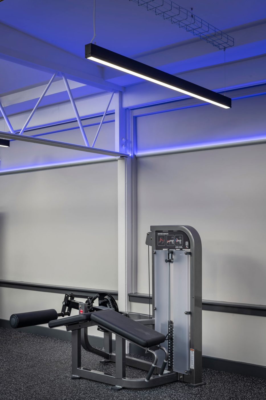 Infinitas Nano lighting solutions by Hacel Lighting inside Writhlington Leisure Centre, Somerset