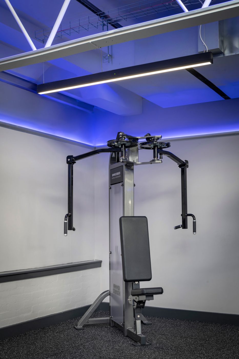 Infinitas Nano lighting solutions by Hacel Lighting inside Writhlington Leisure Centre, Somerset