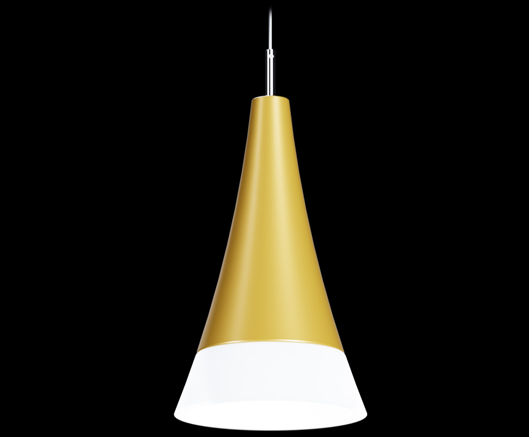 Allure Pendant with Anodic Gold finish